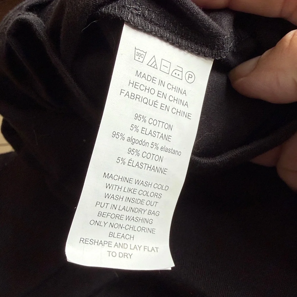 Michael Kors shirt, cold shoulder, Black, sz M, 19” PTP, 25” L